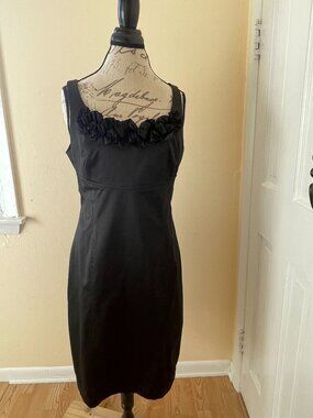 WHBM Black Cocktail Dress (Size 10)
